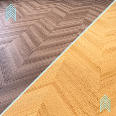 High-Quality Modular Wood Flooring 3D model image 1 