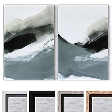 Multi-Frame Wall Art Set 3D model image 1 