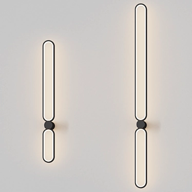  Litfad Linear Metal Wall Mount Sconce 3D model image 1 