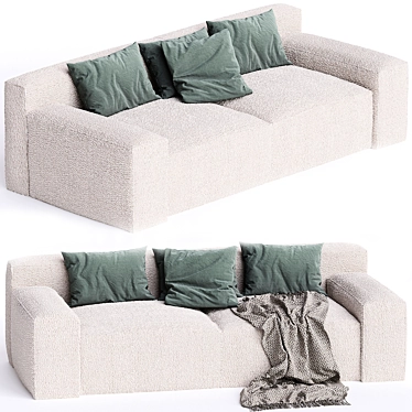 Convertible Sofa Bed Cube Exclusive 3D model image 1 