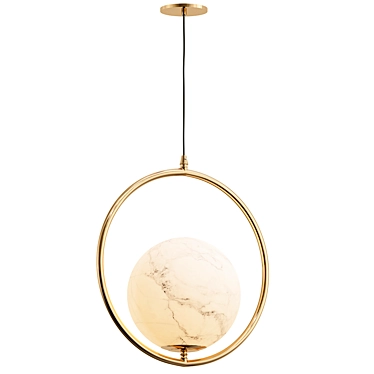 Globe Hoop Pendant Light 3D model image 1 