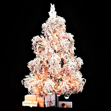  Pampas Branch Christmas Tree 3D model image 1 