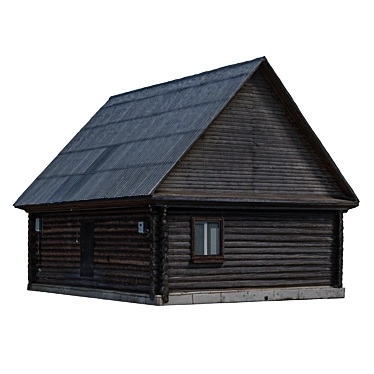 Wooden House 8K Texture 3D model image 1 