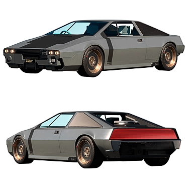 Lotus Esprit S3 1981 3D Model 3D model image 1 