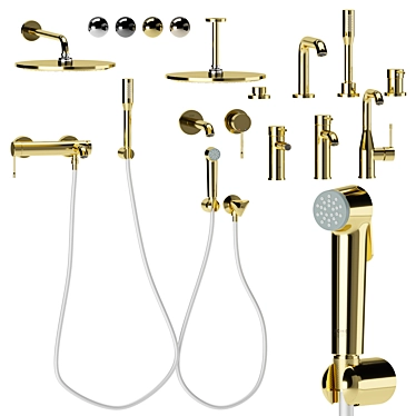 Grohe Essence Bathroom Set 3D model image 1 