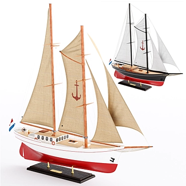 Silver spray schooner boat