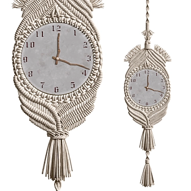 macrame clock 05