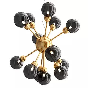 Modern 60 cm Chandelier 3D model image 1 