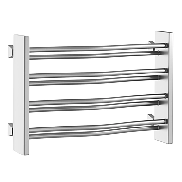 Modern Water-Fed Heated Towel Rail 3D model image 1 