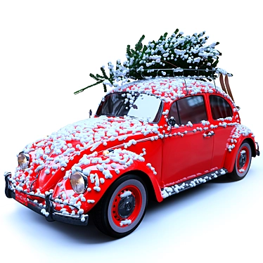 Holiday VW Kafer 3D Model 3D model image 1 