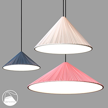 PDL2505 Pendant Umbrella Lamps 3D model image 1 