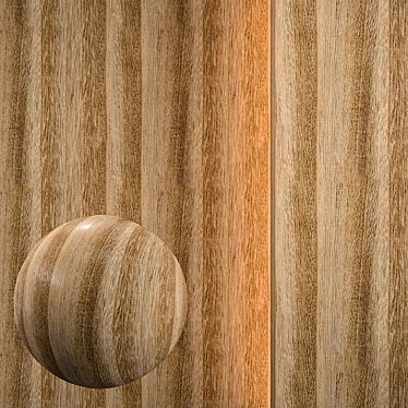 Seamless Wood Texture Set 3D model image 1 