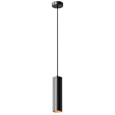 Modern Pendant Lamp Minki Black 3D model image 1 