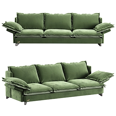 Elegant Grand Sofaclub Couch 3D model image 1 