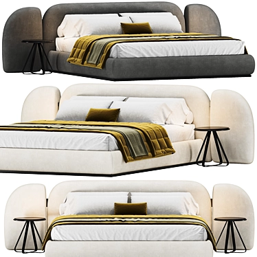 Elegant Vao Bed by Paolo Castelli 3D model image 1 