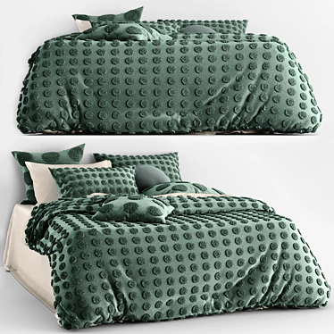 Misty Woods Bedding Set - Queen 3D model image 1 