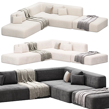 Lema Cloud Modular Sofa by Lemamobili 3D model image 1 