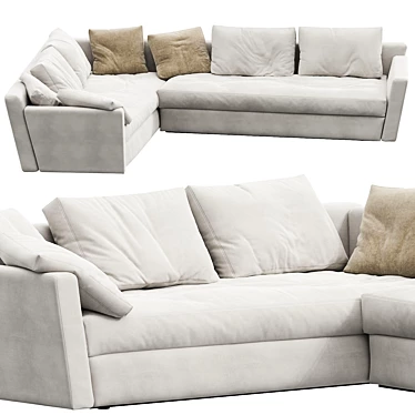 Flexform N2 Adagio Modular Sofa 3D model image 1 