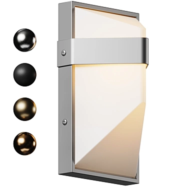  Woven Elegance LED Wall Sconce 3D model image 1 