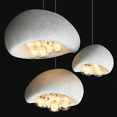 Bubble Bliss Pendant Light 3D model image 1 