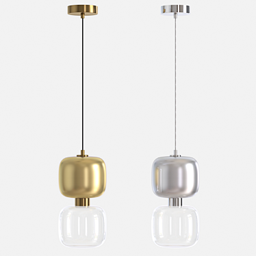 Contemporary Pendant Light Fixture | Lumen_FR5215PL 3D model image 1 