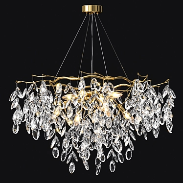 Elegant Sofia Jasna Chandelier 3D model image 1 