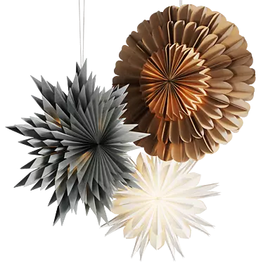 Nordic Nest Illuminated Christmas Stars 3D model image 1 