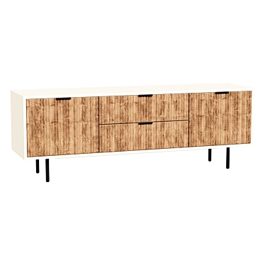 Quinn 68" Media Console 3D model image 1 