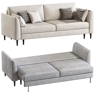 Modern Luxury Sofa Bed Design 3D model image 1 