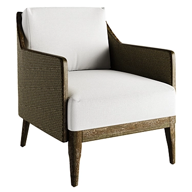 Avalon Modern Lounge Chair Model 3D model image 1 