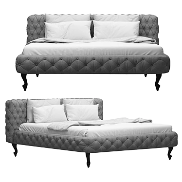 Bed Desire grey collection Kare design