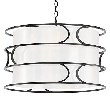 Elegant Reedley Chandelier 3D model image 1 