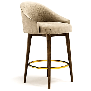 Chic & Elegant Marilyn Stool 3D model image 1 