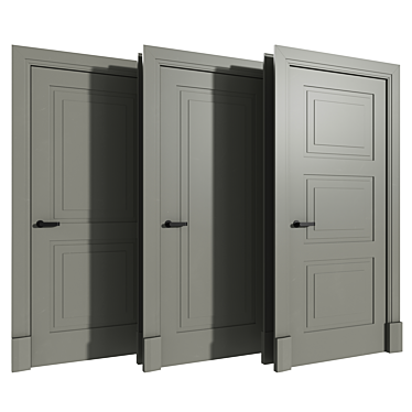 Avenue Internal Door by Lualdi 3D model image 1 