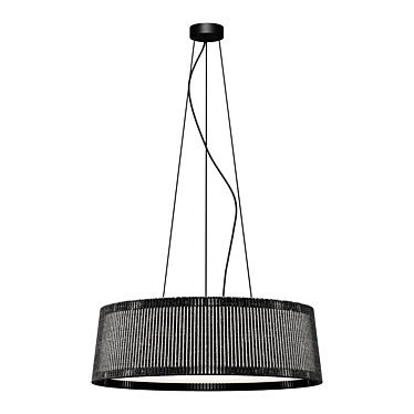 Drum Indoor Pendant Light 3D model image 1 