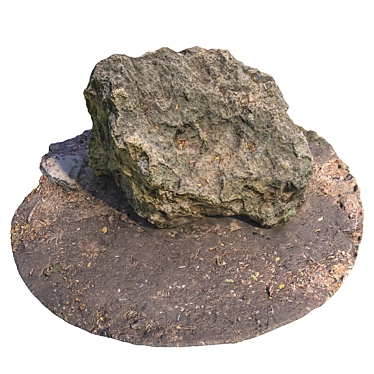 Decorative Park Stone Set 3D model image 1 