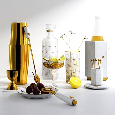 Williams Sonoma Mixology Bar Set 3D model image 1 