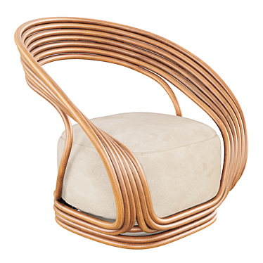 Eva Armchair: Modern Italian Design 3D model image 1 