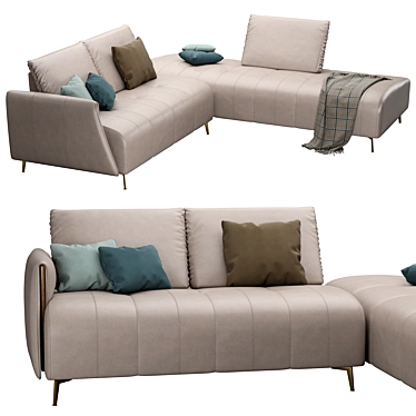 Italian Romance Sofa, Designer Collection 3D model image 1 