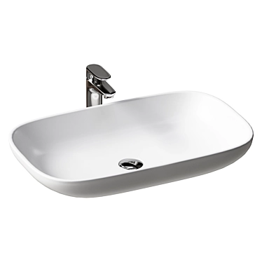 Zephyr Countertop Wash Basin BD-X10-701-WH 3D model image 1 