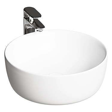 Variform Countertop Wash Basin Ø400mm 3D model image 1 