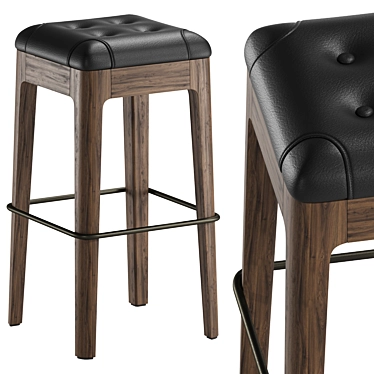 Modern Porada Webby Stool 3D model image 1 