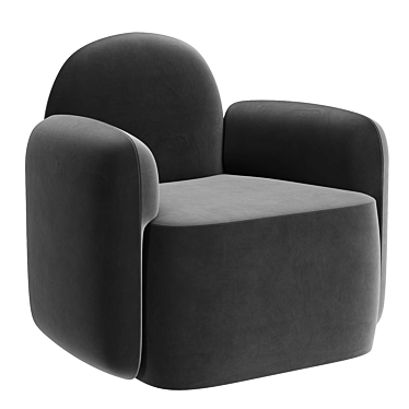 Modern Lounge Armchair in Aldermaston 3D model image 1 