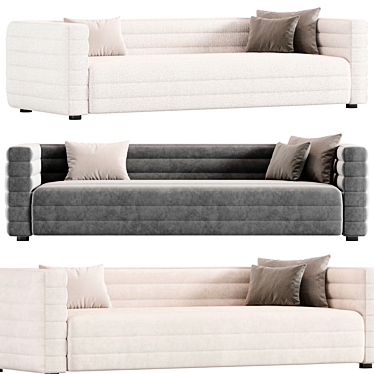 Strato Extra Large Modern Sofa 3D model image 1 