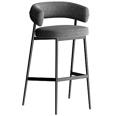 Modern Nena Bar Stool 3D model image 1 