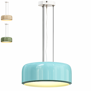 Pastel Dream Hanging Lamp 3D model image 1 