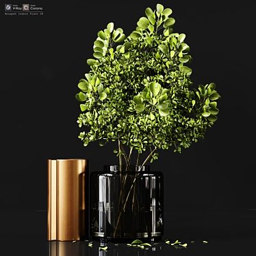 Luxury Bouquet Plant Model 3D 3D model image 1 