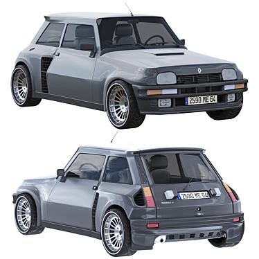 Renault 5 Turbo Sports Hatchback 3D model image 1 