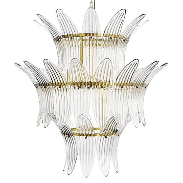 Gothic Noir King Chandelier 3D model image 1 