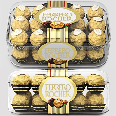 Ferrero Rocher Chocolate 3D Model 3D model image 1 